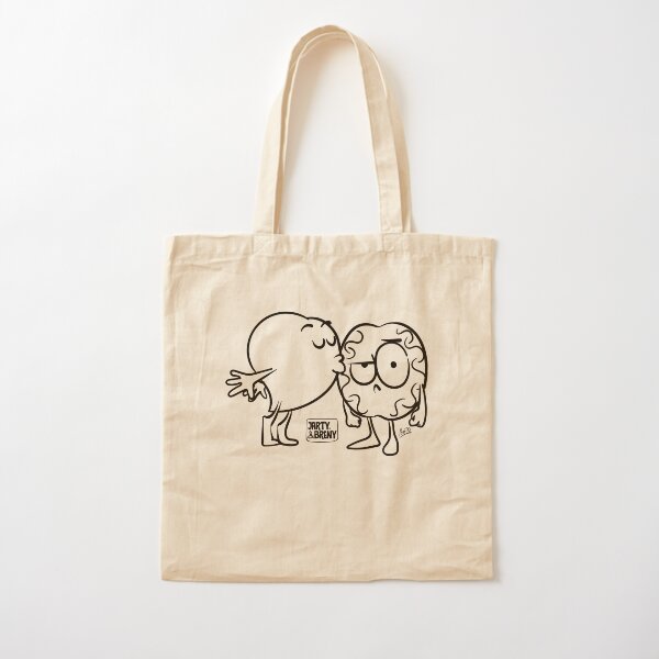 Beso en Blanco y negro Bolsa de algodón