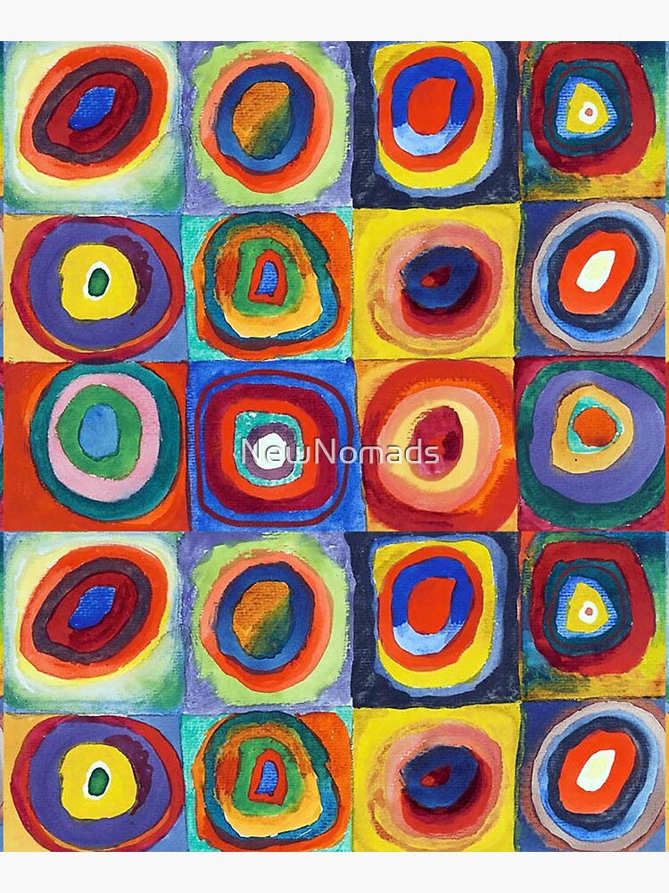 Wassily Kandinsky - Color Study, Squares with Concentric Circles - Bauhaus  Art Tote Bag for Sale by NewNomads