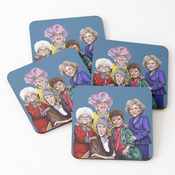 Item preview, Dame Edna with her gorgeous golden girlfriends by James Brennan designed and sold by dameednaeverage.