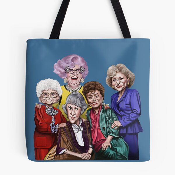 Item preview, Dame Edna with her gorgeous golden girlfriends by James Brennan designed and sold by dameednaeverage.