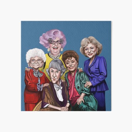 Artikel-Vorschau von Dame Edna mit ihren wunderschönen goldenen Freundinnen von James Brennan, designt und verkauft von dameednaeverage.