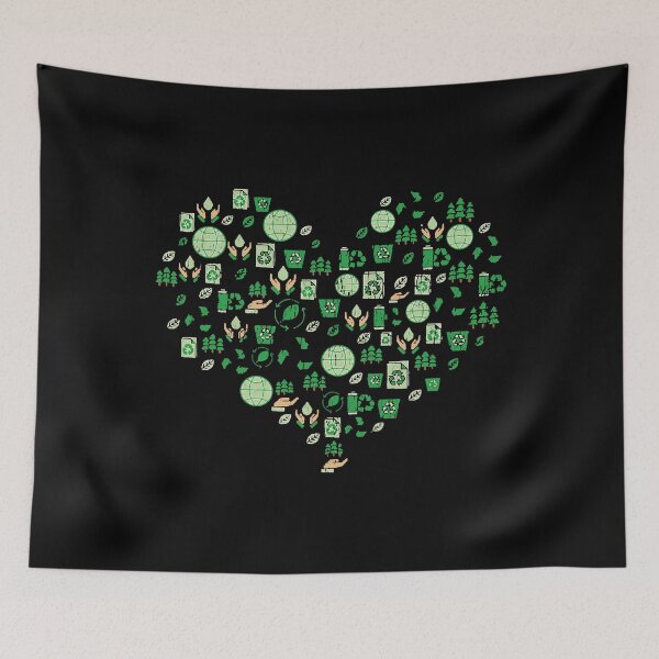 Item preview, Heart Belongs To Earth Heart Earth designed and sold by WanitaDesign.