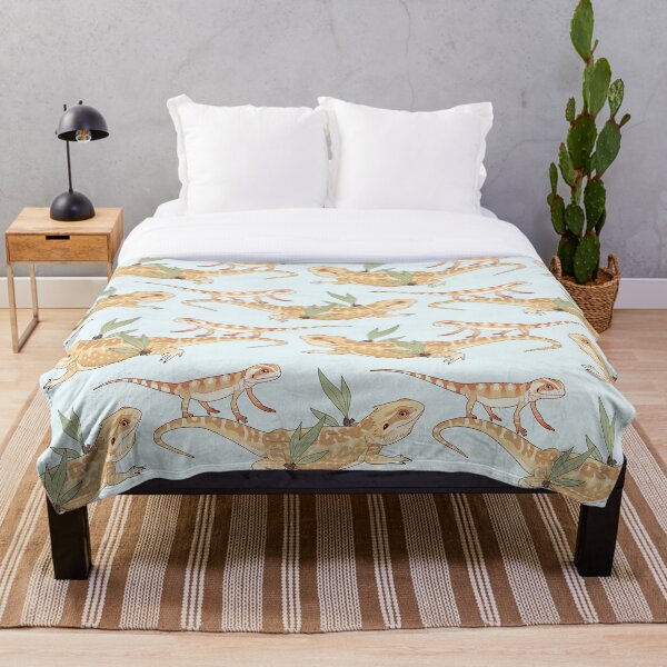 Beardies and Gums Throw Blanket