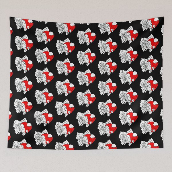 Item preview, Oranda Red and White Goldfish Logo 20 F designed and sold by Nosnah.