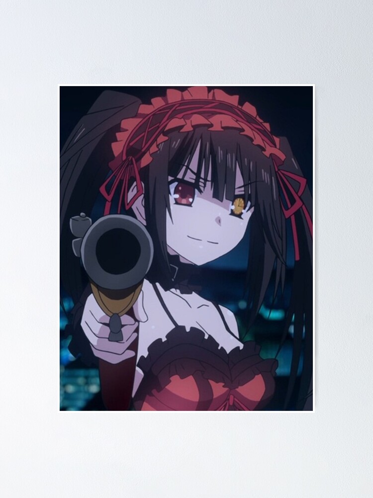 Kurumi Tokisaki Date A Live Poster By Bacarr Redbubble