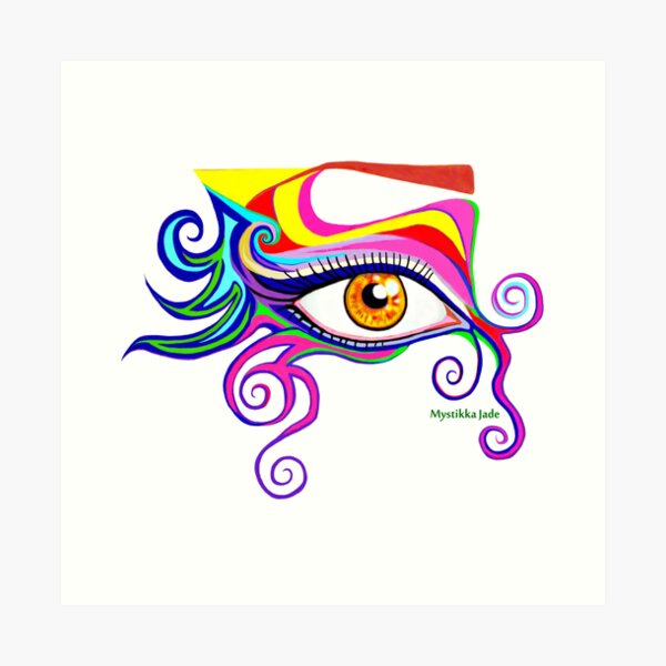 Wild Eye Art Print