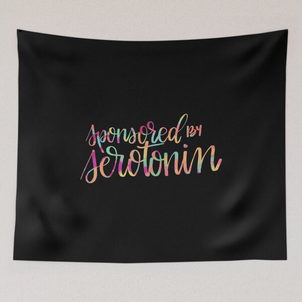 Item preview, Sponsored by Serotonin - Rainbow calligraphy designed and sold by the-bangs.