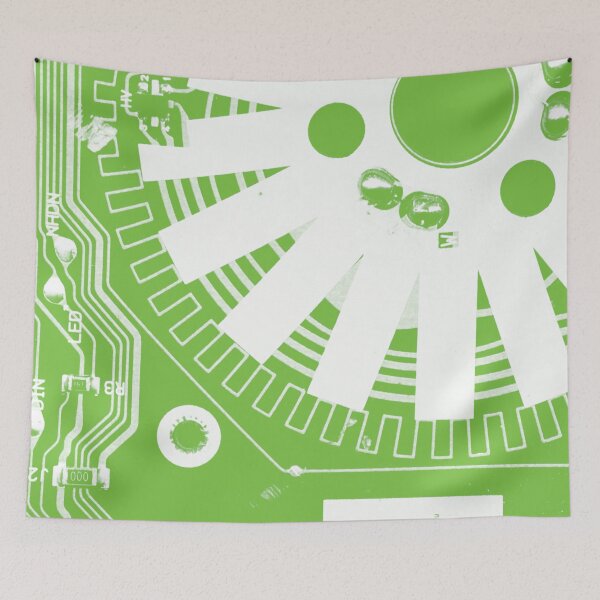 Item preview, Green Circuit Board Pattern designed and sold by Lee-Bots.
