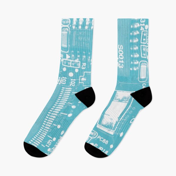 Item preview, Light Blue Circuit Board Pattern designed and sold by Lee-Bots.