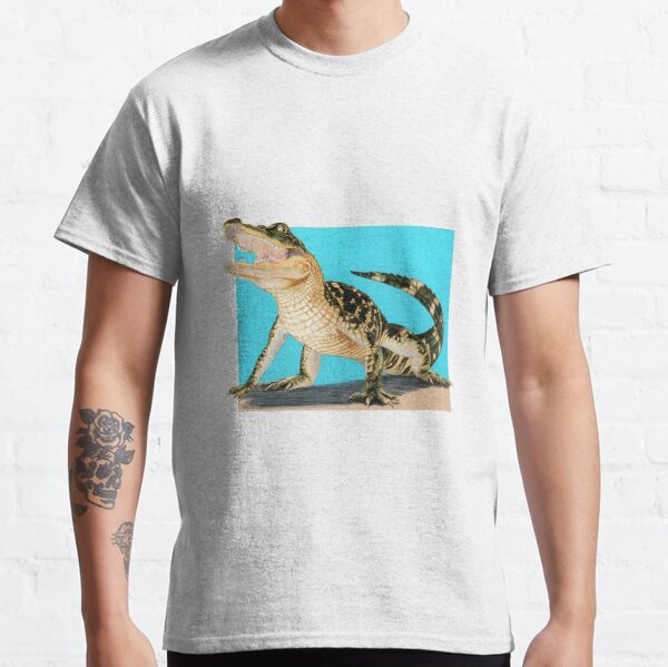 Baby Alligator Smiling! art by Wildlife Artist Sherrie Spencer Classic T-Shirt
