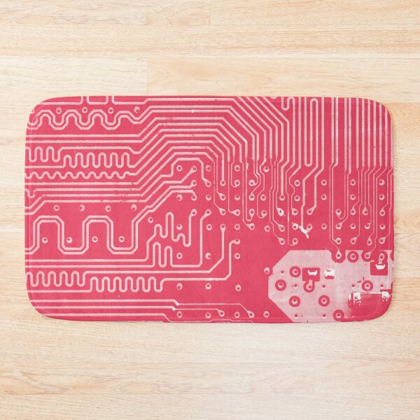 Item preview, Pink Circuit Board Pattern designed and sold by Lee-Bots.