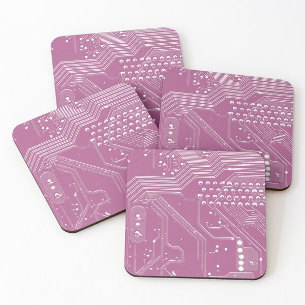 Item preview, Purple Circuit Board Pattern designed and sold by Lee-Bots.