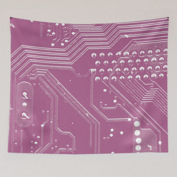Item preview, Purple Circuit Board Pattern designed and sold by Lee-Bots.