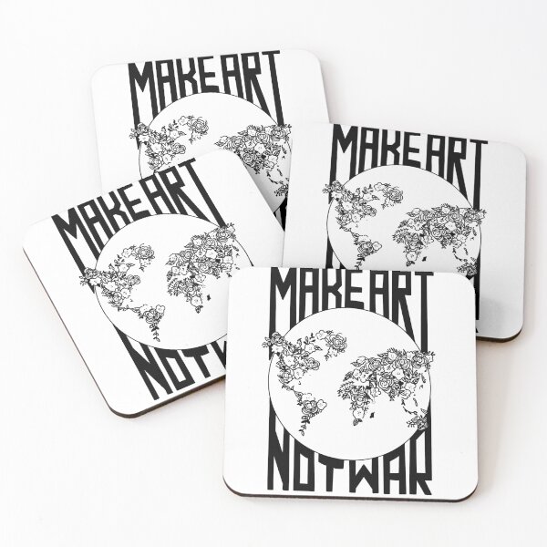 Item preview, Make art, not war designed and sold by kerstendavis.