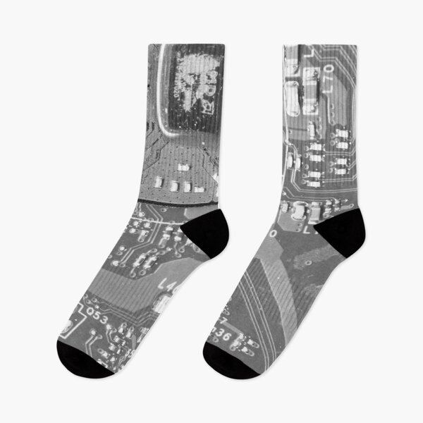 Item preview, Gray Circuit Board Pattern designed and sold by Lee-Bots.