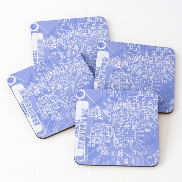 Item preview, Black Circuit Board Pattern designed and sold by Lee-Bots.