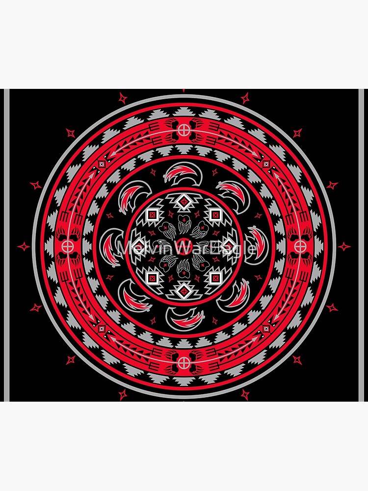 Bear Spirit Red by MelvinWarEagle