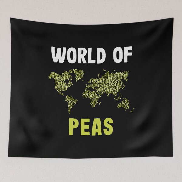 Item preview, Herbivore Earth World Peas Pun Earth Day designed and sold by WanitaDesign.