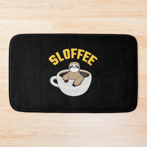 Item preview, Sloffee coffee sloth breakfast morning gift designed and sold by redshirtz.
