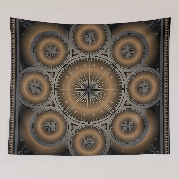Item preview, Tribal Gathering (Brown)  designed and sold by MelvinWarEagle.