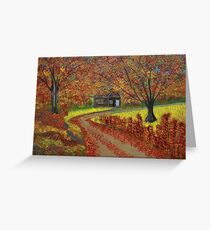 Autumn Landscape Greeting Card