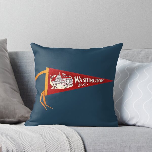 Item preview, Vintage Washington DC Souvenir Pennant designed and sold by FuzzyHoney.