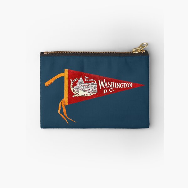 Item preview, Vintage Washington DC Souvenir Pennant designed and sold by FuzzyHoney.
