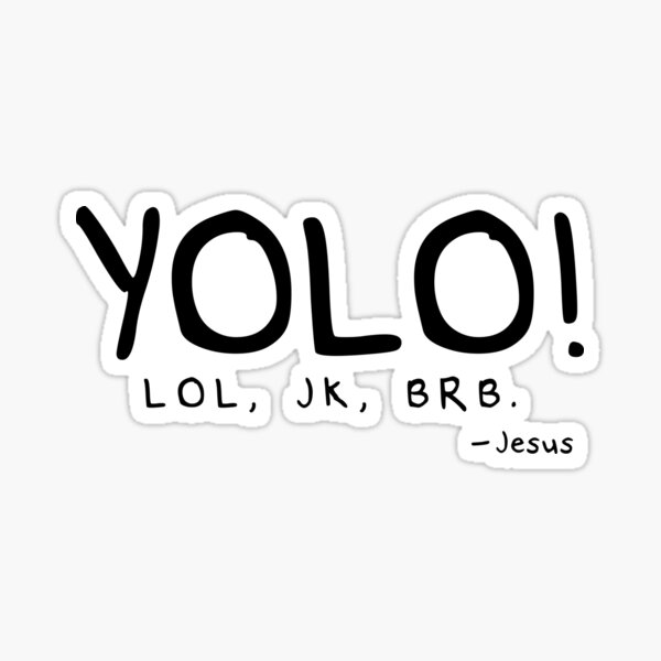 Item preview, YOLO - Jesus Simple designed and sold by Maya Foster.