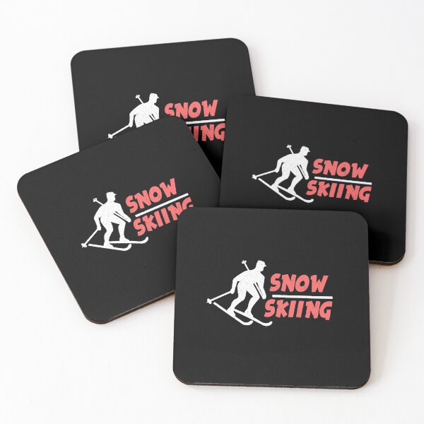 Item preview, Snow skiing winter sport downhill skiing sport gift designed and sold by redshirtz.
