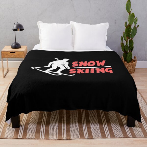 Item preview, Snow skiing winter sport downhill skiing sport gift designed and sold by redshirtz.