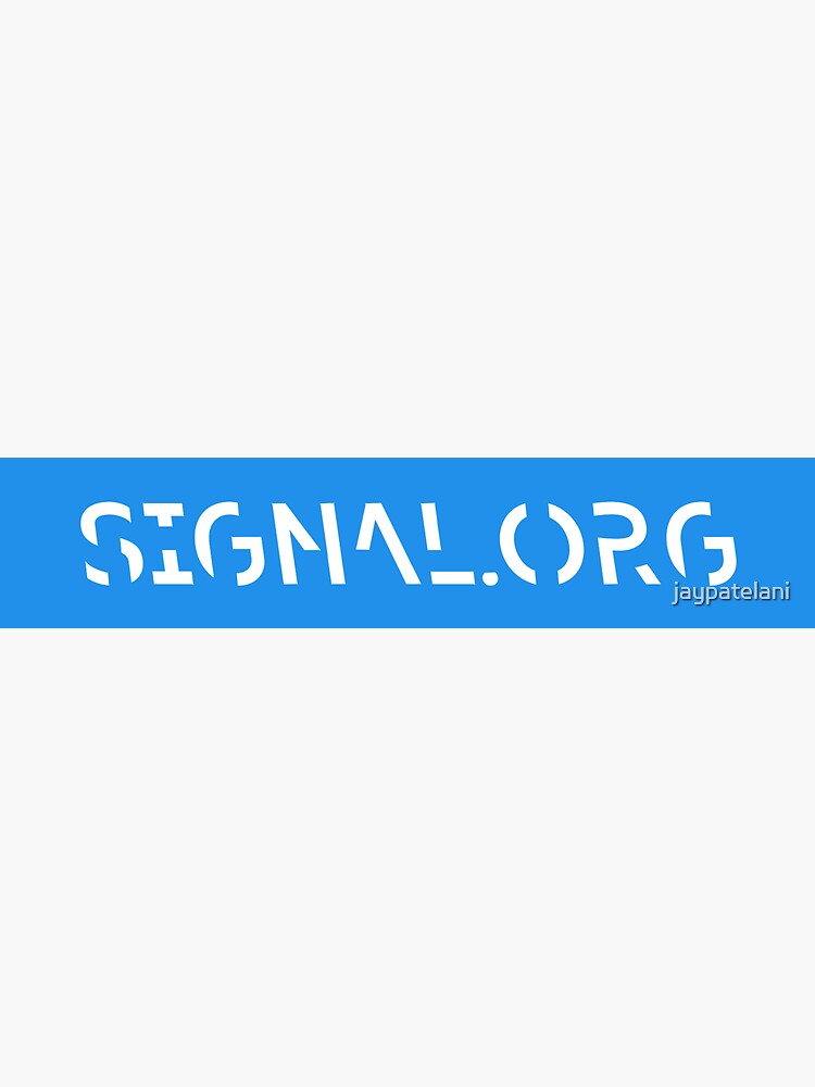 signal private messenger blue by jaypatelani