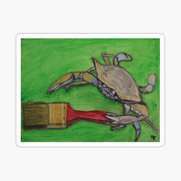 Painter Crab Sticker