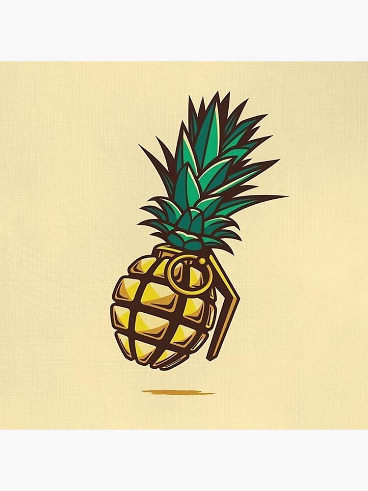 pochoir grenade ananas