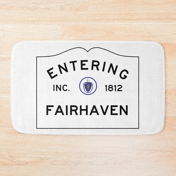 Item preview, Entering Fairhaven Massachusetts - Commonwealth of Massachusetts Road Sign designed and sold by NewNomads.