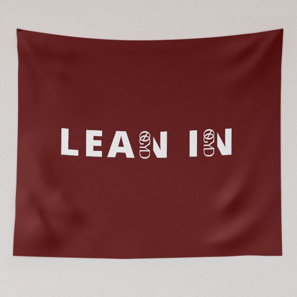 Item preview, NoGrayDays Brand LEAN IN - Inspirational Motivational - Letter Word Sayings Quotes designed and sold by NoGrayDays1.