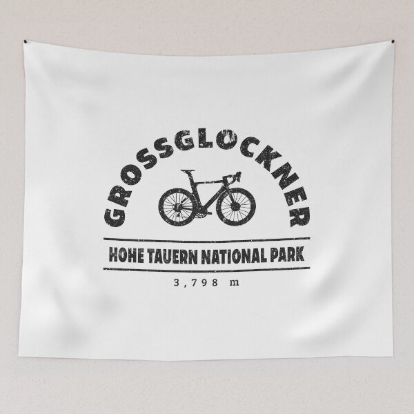 Item preview, Grossglockner Hohe Tauern Mountains Bike Theme Cycling Gifts Black designed and sold by KNUXX Shop.