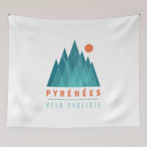 Item preview, Pyrenees Velo Cycliste Mountains Bike Theme Cycling Gifts designed and sold by KNUXX Shop.