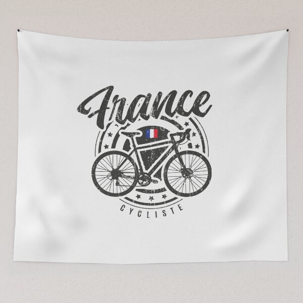 Item preview, Cycliste French Cycling Flag Bike Theme Gifts for a Cyclist Black designed and sold by KNUXX Shop.