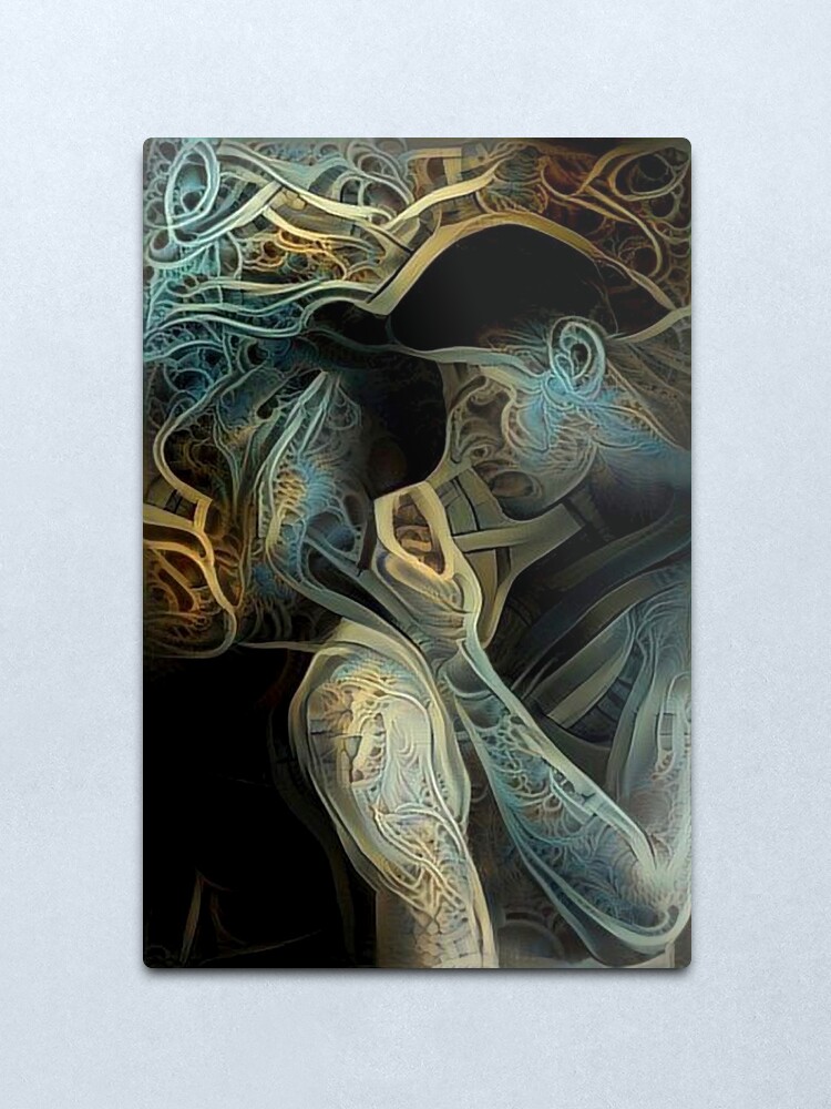 Alternate view of The First Touch Metal Print