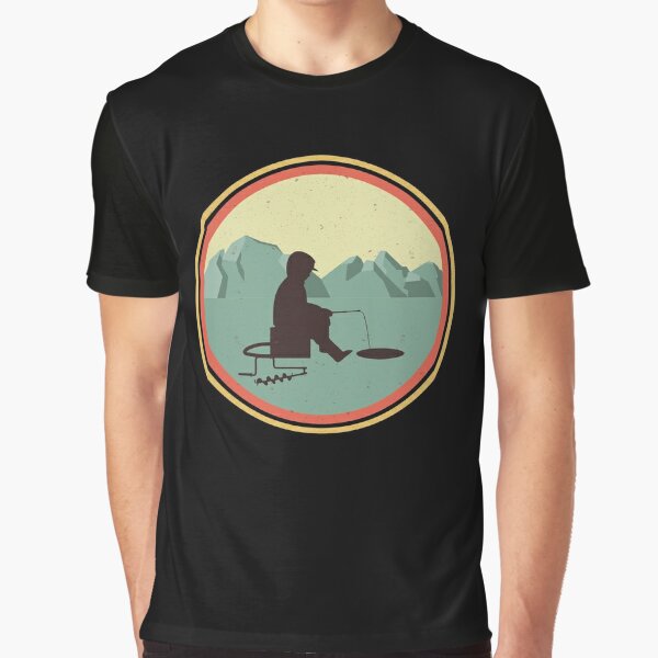  Funny Ice Fishing Design For Men Women Ice Fisher Fisherman  T-Shirt : Clothing, Shoes & Jewelry