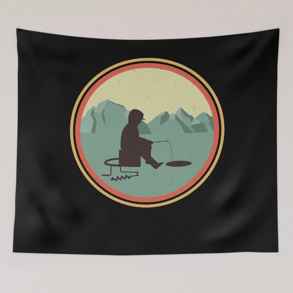 Item preview, Ice Fishing Shirt Fisherman Gift Retro Ice Fishing Gift designed and sold by quicktees.