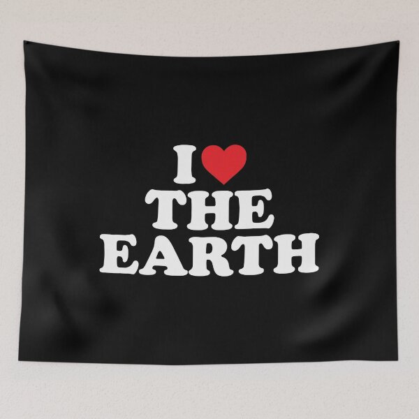 Item preview, I Love The Earth Heart Environmentalist designed and sold by WanitaDesign.