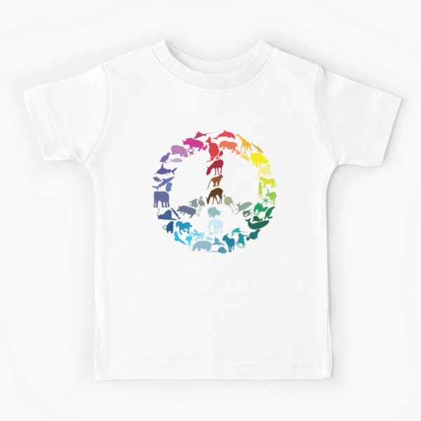 Animals of Peace Kids T-Shirt