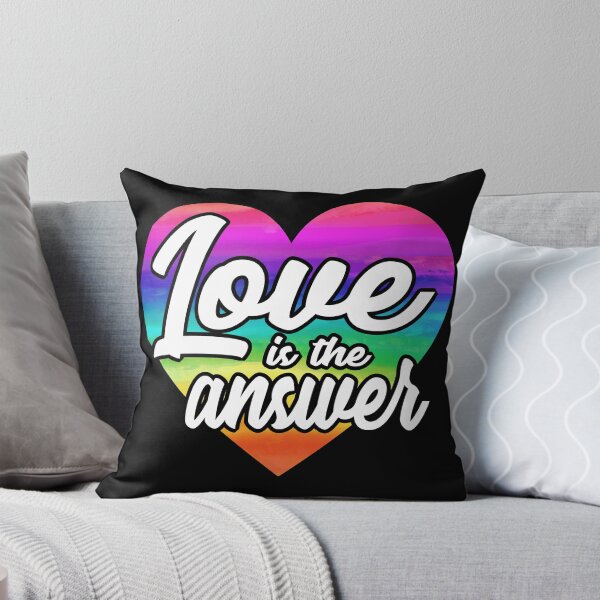 Item preview, Love Is The Answer LGBTQ Pride designed and sold by SiGo Apparels.