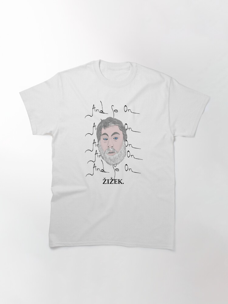 Alternate view of Zizek and so on Classic T-Shirt