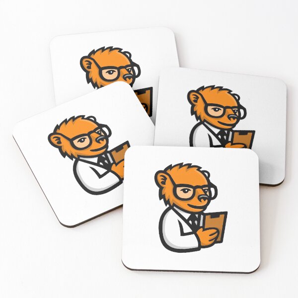 Item preview, Nerdy Bear Scientist Mascot designed and sold by patrimonio.