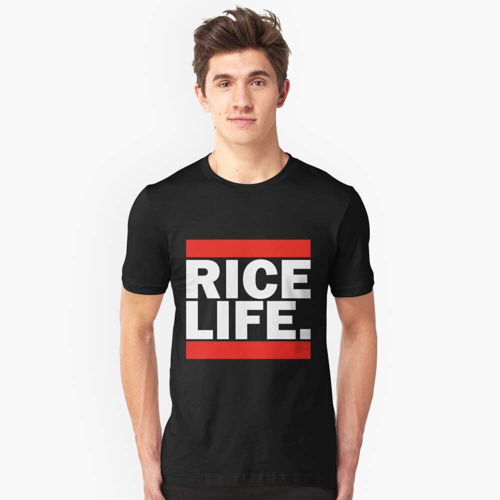 rice life t shirts