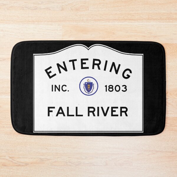 Item preview, Entering Fall River - Commonwealth of Massachusetts Road Sign designed and sold by NewNomads.