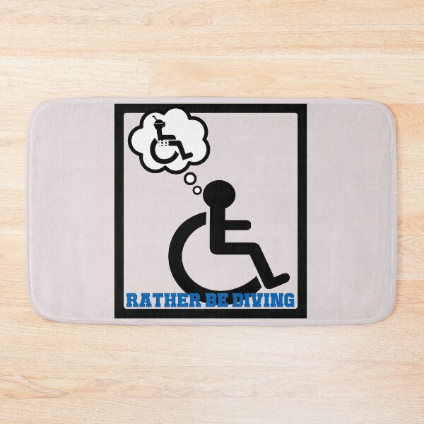 Item preview, Wheelchair humor, Rather Be Diving, Gift for Para-divers designed and sold by creativator.