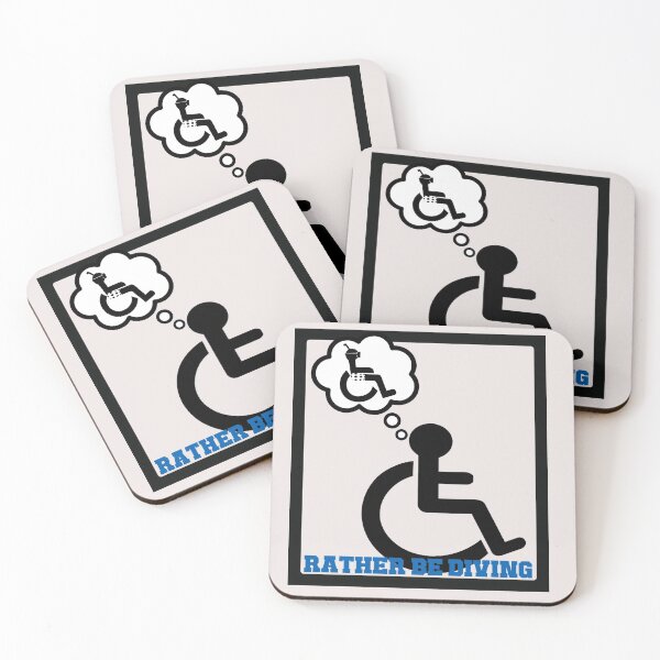 Item preview, Wheelchair humor, Rather Be Diving, Gift for Para-divers designed and sold by creativator.